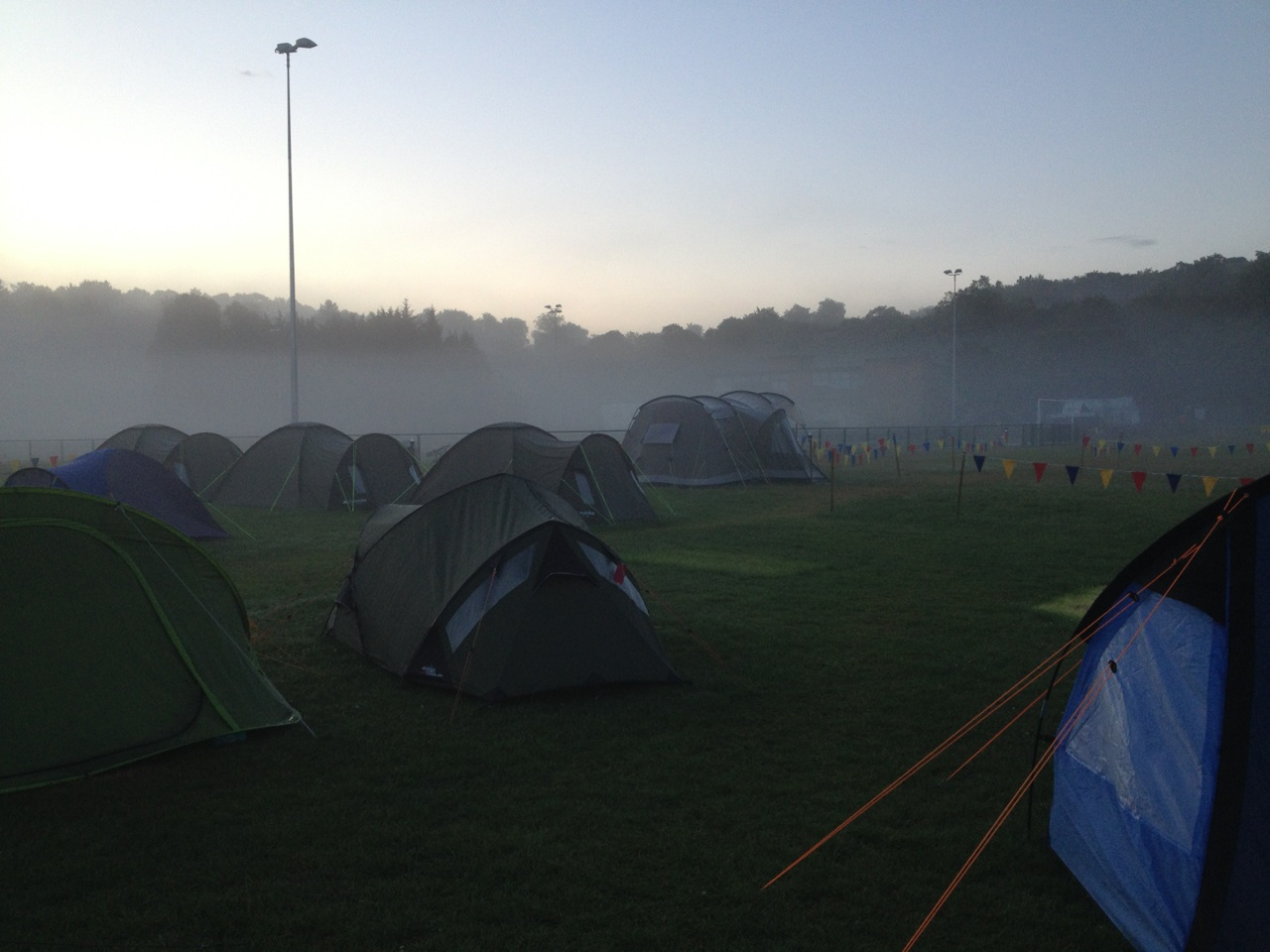 Early morning peace at Camping Ninja 